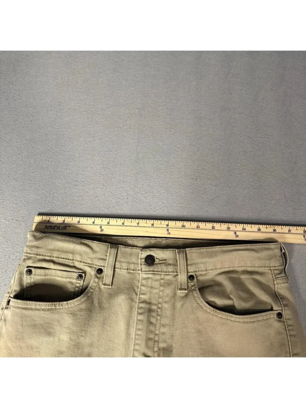 Levis 502 Jeans Mens 32x30 Pants Tan Beige Khaki‎ Modern Western Basic Minimal